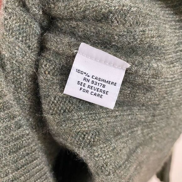 The Cashmere Project Women’s Size Small Mock Neck Sweater Deep Green Long Sleeve - Picture 8 of 10